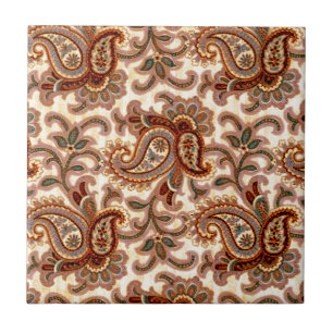 Een  Paisley Pattern 2 Tegeltje