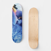 Een pak wolven op een donkere nacht persoonlijk skateboard (Voorkant)