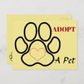 Een pakket aannemen briefkaart (Voorkant / Achterkant)