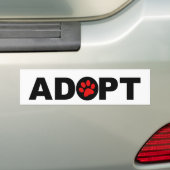Een pakket aannemen bumpersticker (Op auto)