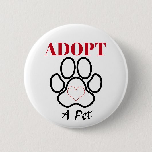Een pakket aannemen ronde button 5,7 cm (Voorkant)