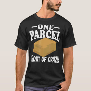 Een pakket met krake postbodes postbode postbode t-shirt