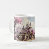 Een paleis in Waterverf stijl Koffiemok (Voorkant links)