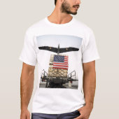 Een pallet met humanitaire hulpgoederen t-shirt (Voorkant)