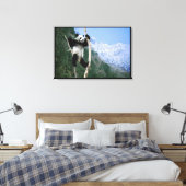 Een panda in een boom gewikkeld canvas afdruk (Insitu (Slaapkamer))