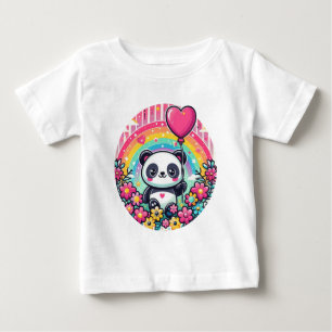 Een panda met een hart
