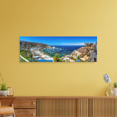 Een Panorama van Avalon op Catalina Canvas Afdruk (Insitu (Woonkamer))
