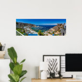 Een panorama van Avalon op Catalina Island Poster (Thuiskantoor)