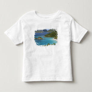 Een panorama van Caneel Bay vanaf een weg op St. J Kinder Shirts