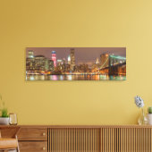 Een panorama van de skyline van New York City Canvas Afdruk (Insitu (Woonkamer))