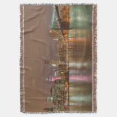 Een panorama van de skyline van New York City Deken (Voorkant Verticaal)