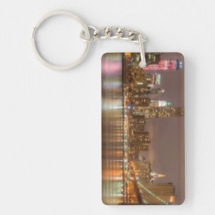 Een panorama van de skyline van New York City Sleutelhanger