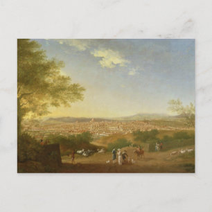 Een Panoramisch Uitzicht van Florence uit Bellosgu Briefkaart