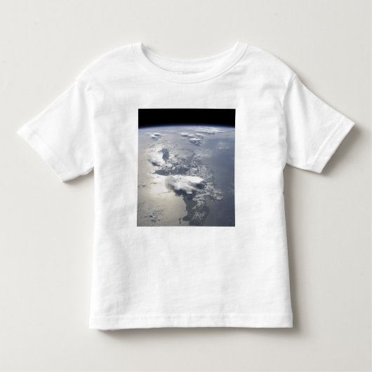 Een panoramisch uitzicht van het eiland Hispaniola Kinder Shirts (Voorkant)