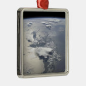 Een panoramisch uitzicht van het eiland Hispaniola Metalen Ornament (Rechts)