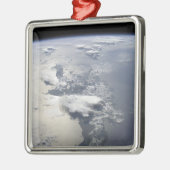 Een panoramisch uitzicht van het eiland Hispaniola Metalen Ornament (Links)