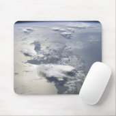 Een panoramisch uitzicht van het eiland Hispaniola Muismat (Met muis)