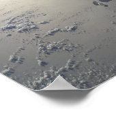 Een panoramisch uitzicht van het eiland Hispaniola Poster (Hoek)