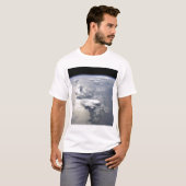Een panoramisch uitzicht van het eiland Hispaniola T-shirt (Voorkant volledig)