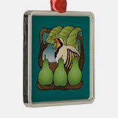 Een pap in een perenboom metalen ornament (Rechts)