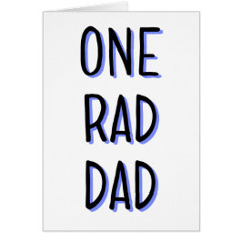 Eén pap Vaderdag kaart