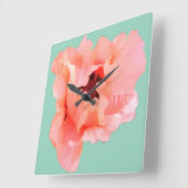 Eén papaver vierkante klok (Hoek)