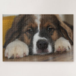 Een papaverhond legpuzzel