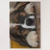 Een papaverhond legpuzzel (Verticaal)