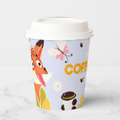 Een papieren beker met een vos (Links)