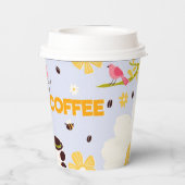 Een papieren beker met een vos (Achterkant)