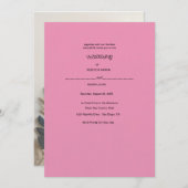 Een papieren bloemenkrans op een witte achtergrond kaart (Voorkant / Achterkant)