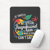 Een paraprofessional hoort wat een kind is muismat (Met muis)