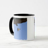 Een pararescueman rappels van een HH-60 Mok (Voorkant links)