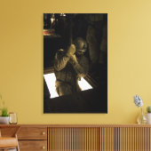 Een pararescueman van de Amerikaanse luchtmacht be Canvas Afdruk (Insitu (Woonkamer))