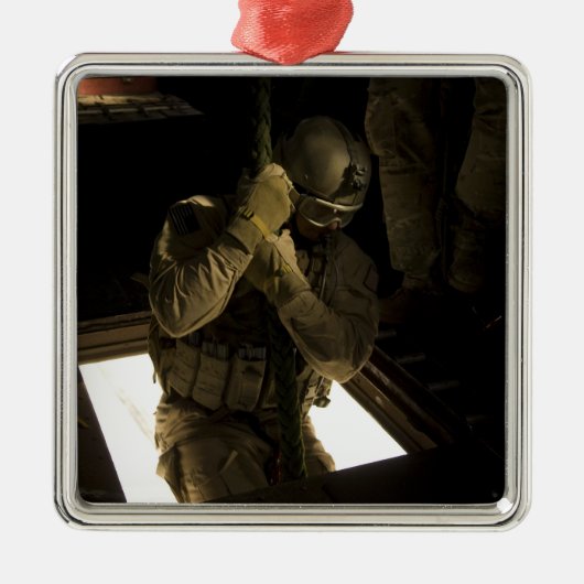 Een pararescueman van de Amerikaanse luchtmacht be Metalen Ornament (Voorkant)