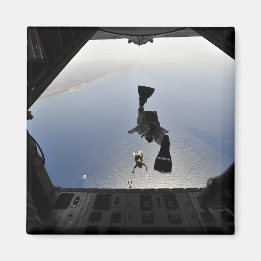 Een pararescueman van de Amerikaanse luchtmacht sp Magneet (Voorkant)