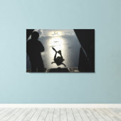 Een pararescueman van de luchtmacht canvas afdruk (Insitu (Houten vloer))