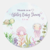 Een Parel Is Op Weg Baby Stickers (Voorkant)