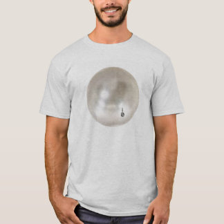 Een parel met een meisje dat verdient t-shirt