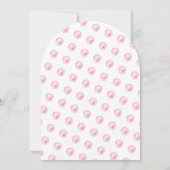 Een pareltje is onderweg naar het Baby shower Kaart (Achterkant)