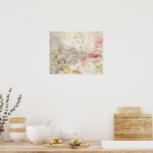 Een Parijse soort liefde Poster (Keuken)