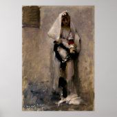 Een Parisiaans bedelaar meisje, John Sargent 1880 Poster (Voorkant)