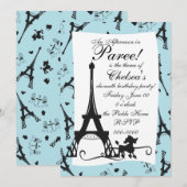 Een Parisiaanse Partij Kaart (Voorkant / Achterkant)