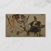 Een parlor Match, 'Genoeg gerucht', Retro Theater Visitekaartje (Achterkant)