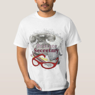 Een particuliere secretaris t-shirt