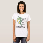 Een partij Limoncello Lemon Liqueur T-shirt (Voorkant volledig)