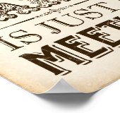 EEN PARTIJ ZONDER CAKE Sign Print (Hoek)