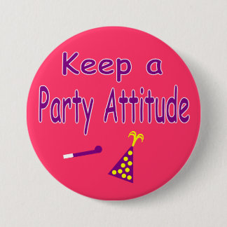 Een partijpositie behouden ronde button 7,6 cm