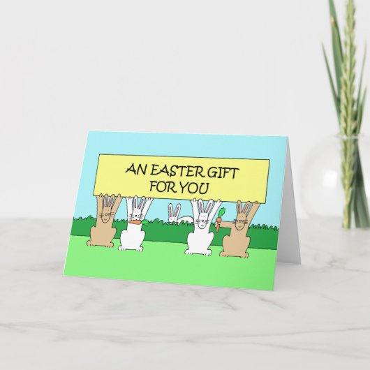 Een Pasen cadeau voor jou Kaart (Voorkant)