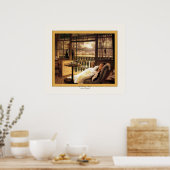 Een passerend Storm ~ James Tissot ~ Fine Art Poster (Keuken)